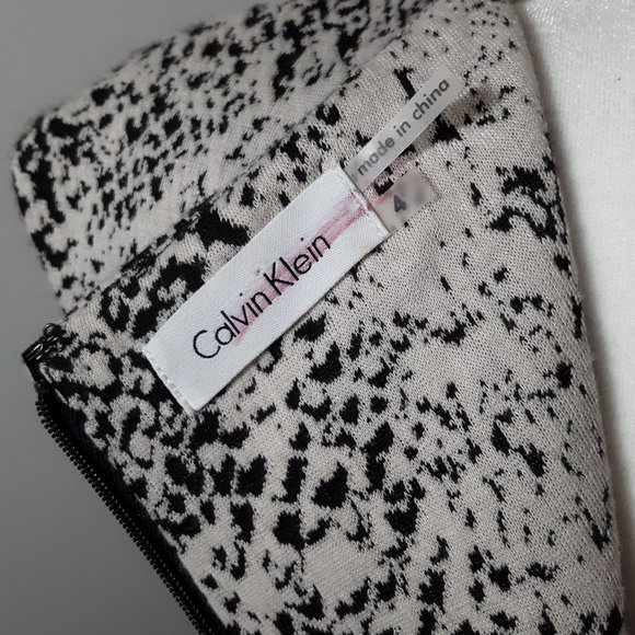 Calvin Klein Snakeskin Dress Size 4 - Picture 4 of 6